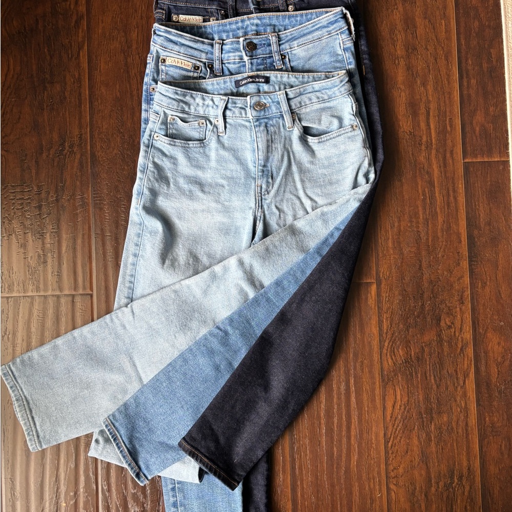 Calvin Klein Jeans High Rise 3 Pairs- price reduced!